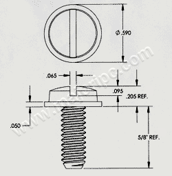 License Plate Screws