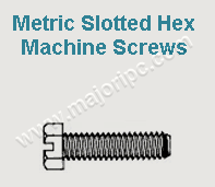 Round Slotted Machine Screws