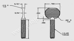 Oval Thumb Screws