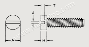 Slotted Hex Cap Screws