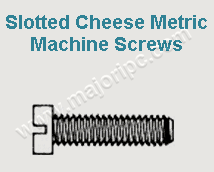 Slotted Cheese Metric Machine Screws