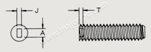 Slotted Grub Machine Screws