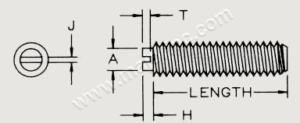 Slotted Set Machine Screws